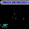 2MASX J07481357+3839505
