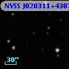 NVSS J020311+430711