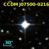 CCDM J07500-0216AB