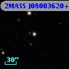 2MASS J08003620+3956580