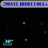 2MASS J08011481+3931329