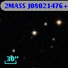 2MASS J08021476+1513118