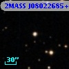 2MASS J08022685+1532453