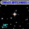 2MASS J07534665-0103337