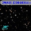 2MASS J23010311+5751290