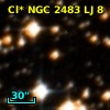 Cl* NGC 2483     LJ       8