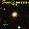 2MASX J08083278+0237016