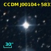 CCDM J00104+5831AB
