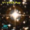 V* V418 Pup
