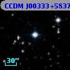 CCDM J00333+5837AB