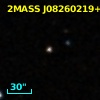 2MASS J08260219+1608149