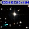 CCDM J02282+4109AB