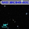 NVSS J082049+035224