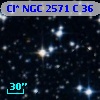 Cl* NGC 2571      C      36