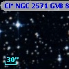 Cl* NGC 2571    GVB      86
