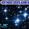 Cl* NGC 2571    GVB     165
