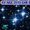 Cl* NGC 2571    GVB     173