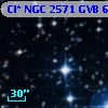 Cl* NGC 2571    GVB     616