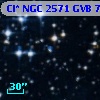 Cl* NGC 2571    GVB     741