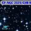 Cl* NGC 2571    GVB     826