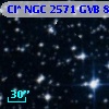 Cl* NGC 2571    GVB     886