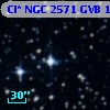 Cl* NGC 2571    GVB    1552