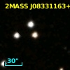 2MASS J08331163+1619172