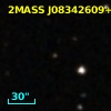 2MASS J08342609+1603034