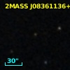 2MASS J08361136+1616223