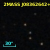 2MASS J08362642+1535575