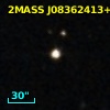 2MASS J08362413+1509263
