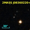2MASS J08360220+1503432