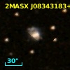 2MASX J08343183+0011311
