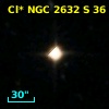 Cl* NGC 2632      S      36