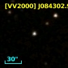 [VV2000] J084302.9+030218