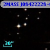 2MASS J08422228-0349538