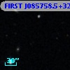 FIRST J085758.5+323513