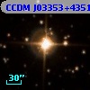 CCDM J03353+4351AB