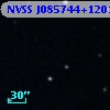NVSS J085744+120119