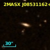 2MASX J08531162+0055349