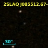 2SLAQ J085512.67-000731.9