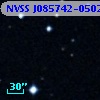 NVSS J085742-050245