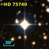 HD  75740