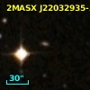 2MASX J22032935-3853134