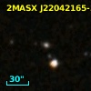 2MASX J22042165-3844539