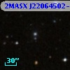 2MASX J22064502-3915208