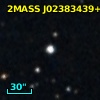 2MASS J02383439+3908425