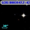 LCRS B003847.7-421512
