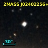 2MASS J02402256+3905546
