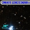 2MASS J20233680+4633039